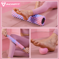 泡沫轴肌肉放松器瘦腿实心狼牙棒健身按摩滚轴滚轮琅琊瑜伽柱器材