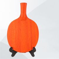 红花梨木乒乓球拍底板实木一层横拍直拍专业级进攻型纯木弧圈|红花梨木直拍单只[短柄] 6毫米