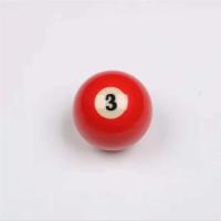 散装台球单颗散卖台球黑八球单卖台球子单颗成人用台球替换球|普通材质:3号 直径5.25cm小号球