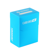 恒威卡盒牌盒收纳塑料万智牌宝可梦三国杀奥特曼有隔板便携|蓝色(80+)