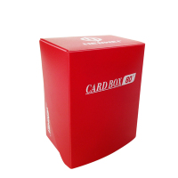 恒威卡盒牌盒收纳塑料万智牌宝可梦三国杀奥特曼有隔板便携|红色全盖款(80+)