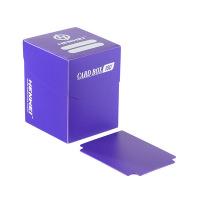 恒威卡盒牌盒收纳塑料万智牌宝可梦三国杀奥特曼有隔板便携|紫色(100+)