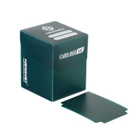 恒威卡盒牌盒收纳塑料万智牌宝可梦三国杀奥特曼有隔板便携|深绿色(100+)