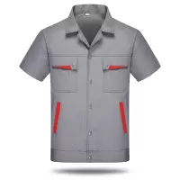防静电夏季短袖工作服套装+三色可选