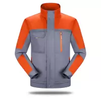 TMG8001 春秋工作服劳保服套装 拉链设计 前后反光条 八色可选