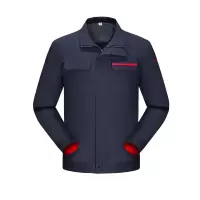 TMG6906 兜配色拉链纯棉春秋工作服劳保服