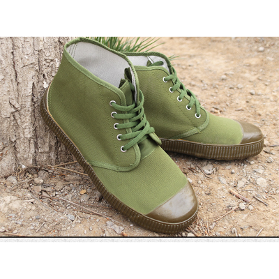 TMWX高帮解放鞋男女高腰绿色农田鞋训练鞋劳保鞋