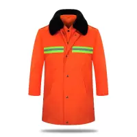TM LW8817 冬季环卫棉服带放光条 160-190件