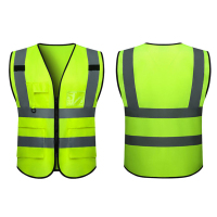 天鸣TM 高可视性警示防护服 反光马甲 反光背心 源头工厂 支持来样定制 L-3XL 件