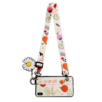 适用iphone11手机壳max斜挎8plus小清新iphone12可爱xr夏天7plus少女心背带6s挂绳12prom