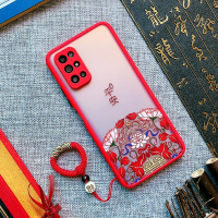 新款荣耀30s手机壳中国风国潮磨砂浮雕网红情侣男女款华30s保护套网红防摔指环圈挂绳全包honor30软壳套