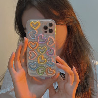 立体镂空爱心opporeno5 6pro手机壳4se镭射3pro保护套ace2z软壳女