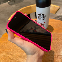 火龙果色12手机壳液态硅胶iphone11promax个性新款x/xr/8p女