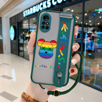 nova8手机壳肤感腕带女款nova8pro镜头全包硅胶磨砂防摔保护套透明个性创意可爱硬壳ins网红男新款5g