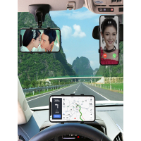汽车载仪表台导航座车用手机后视镜遮阳板卡扣支架多功能夹子