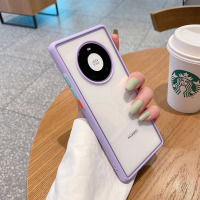 紫色新款mate30手机壳40pro手机套meta30e曲面屏40e透明p40por全包防摔ins女款5g超薄网红硅胶保