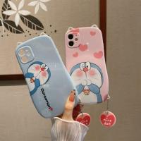 少女心叮当猫12promax手机壳iphone11全包8plus情侣xs/xr软8p