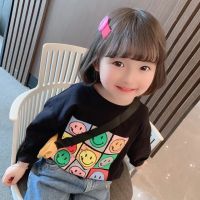 女童春装纯棉长袖T恤2021新款女宝宝上衣儿童衣服春秋洋气打底衫