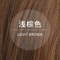 假发女长发马尾女士假发爪夹短马尾大波浪卷发虎口夹马尾辫假发片|浅棕色(哑光)