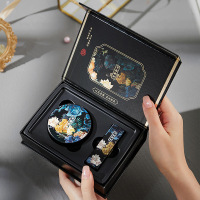 花容玉养持妆礼盒控油防水定妆散粉哑光口红补妆套装化妆品