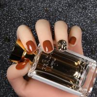 随意摘戴的美甲成品拆卸带钻石矿金色短款甲片夏天即贴假指甲贴片|S506[胶水款]短款