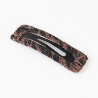 布艺豹纹bb夹ins刘海边夹发卡侧面碎发夹成人百搭个性头饰女