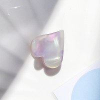 醋酸晕染桃心小夹子抓夹日系可爱少女爱心发夹顶夹发抓发卡刘海夹