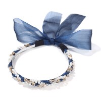 苏发箍女百搭外出水钻头饰耳环一体头箍后挂式森系仙发卡发饰