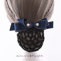 头花女职业盘发上班甜美清新护士发网空乘盘头发网兜网套