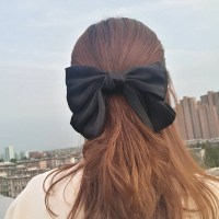 红色大蝴蝶结发夹日系少女jk夹子头饰弹簧夹顶夹发绳发卡