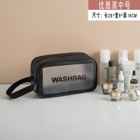 化妆包ins风火防水便携女旅行透明大容量护肤洗漱包品收纳袋盒