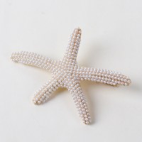 简约后脑勺弹簧夹顶夹珍珠羽毛蝴蝶结刘海侧边夹头饰女发卡子