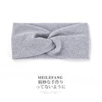 春夏月子头巾束发带产妇针织宽边额头保暖头带产后防风寒头套头饰