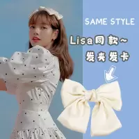 红色大蝴蝶结发夹日系少女jk夹子头饰弹簧夹顶夹发绳发卡