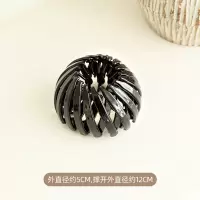韩款发夹鸟巢盘发器丸子头新款发卡头圈饰品女扎马尾抓夹