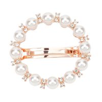 半发夹水钻头饰成人一字弹簧夹简约马尾夹百搭顶夹个性发卡子