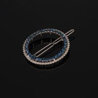 半发夹水钻头饰成人一字弹簧夹简约马尾夹百搭顶夹个性发卡子