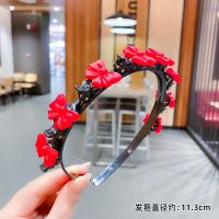 儿童发饰女童压发头箍可爱宝宝碎发发箍编发夹子发卡不头饰