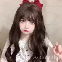 假发女长卷发日系lolita大波浪cos洛丽软妹jk长发金色头套