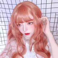 假发女长卷发日系lolita大波浪cos洛丽软妹jk长发金色头套