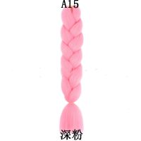 非洲脏辫假发色大辫子单色雷鬼化纤braids hair extension