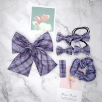 jk少女头饰蝴蝶结发夹大肠发圈手作小物套装组合韩版学生可爱皮筋