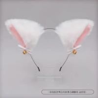 2021年猫咪猫耳朵头饰猫耳发箍蝴蝶结发夹女狐狸发卡表演发饰