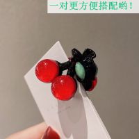 樱桃抓夹发饰小抓夹亚克力小号发夹盘发刘海抓夹子水果头饰品