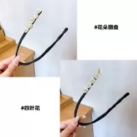 仙珍珠盘发器花朵蓬松丸子卷发造型盘头头花头盘发器