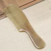 家用牛角梳子女学生古风梳头发器防静电脱发男士梳