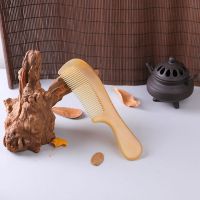 牦牛角梳子防静电护发顺发梳按摩水牛角月梳尖尾梳