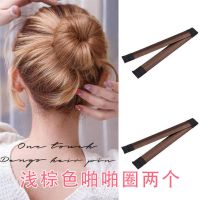 丸子头盘发器蓬松夹花苞头啪啪圈器发夹电话绳珍珠彩色发圈