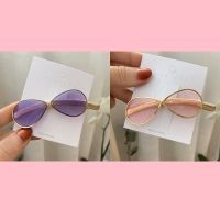 发夹女韩版个性墨镜刘海夹一字夹边夹少女鸭嘴夹