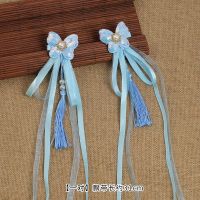 古装夹子头饰古风发夹饰品汉服配饰边夹发饰步摇苏仙对夹发卡